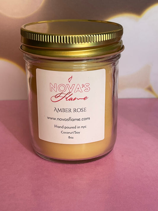 Romantic Amber Candle