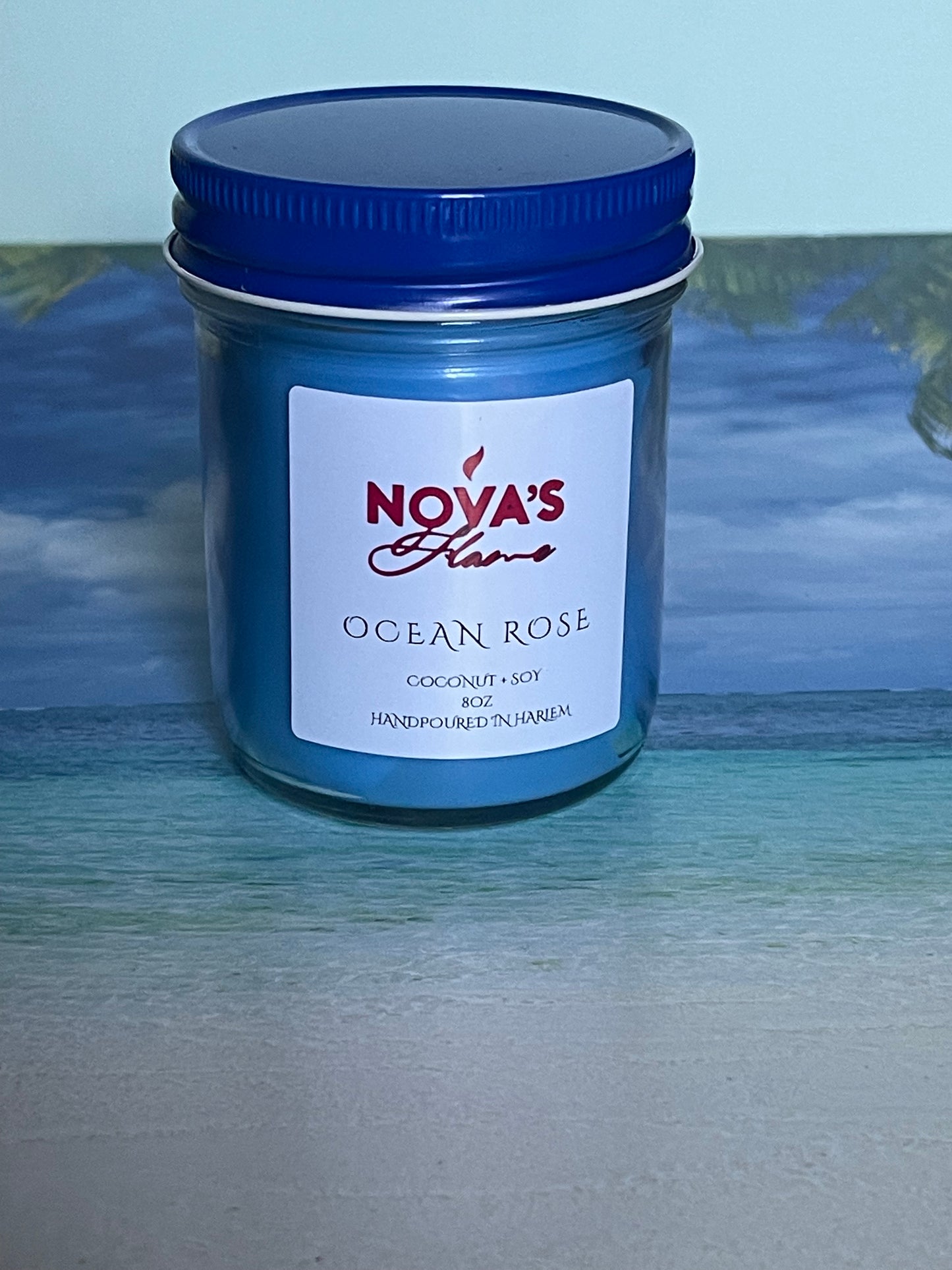 Ocean Rose Candle